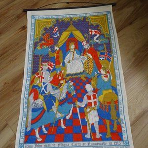 King John Sealing The Magna Carta At Runnymede In 1215 For The National Trust